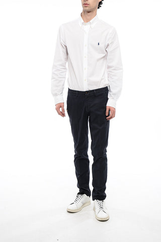 CC COLLECTION Cotton Blend Chinos Pants with Belt Loops