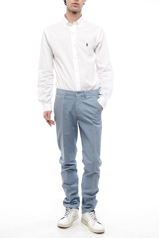 ID Pantaloni Chino con Motivo a Righe