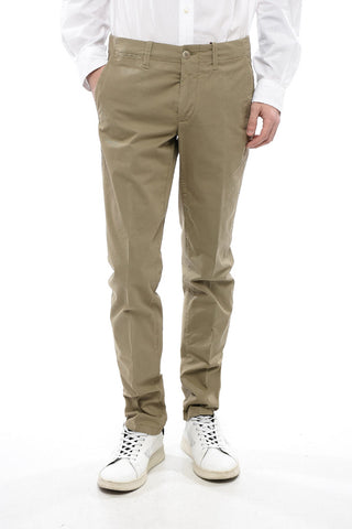 ID Cotton Blend Chinos Pants with Belt Loops