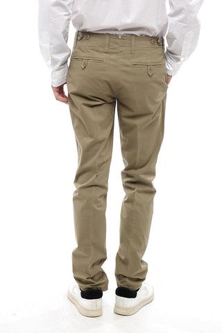 ID Cotton Blend Chinos Pants with Belt Loops
