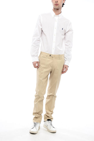 plain hemLEADER  trousers