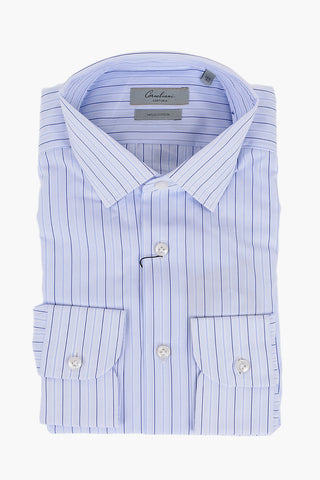 Balanced Stripe 140/2 Cotton Shirt