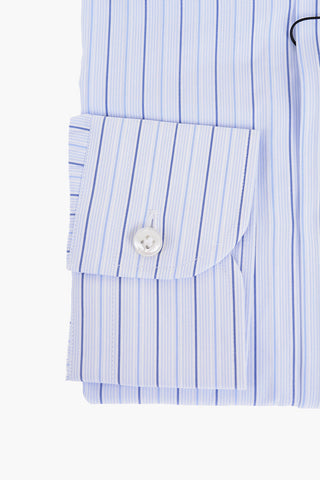 Balanced Stripe 140/2 Cotton Shirt