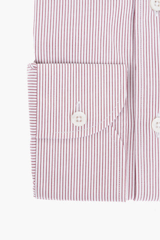 Pinstriped Popeline Cotton Shirt