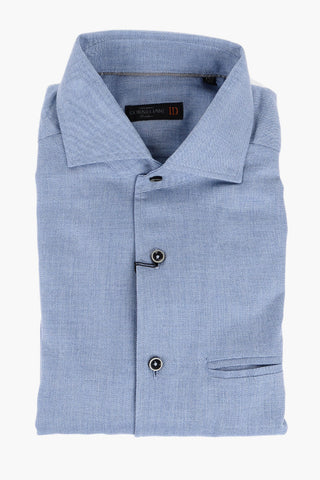 ID Twill Cotton Shirt with Breast-pocket