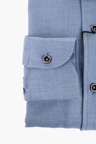 ID Twill Cotton Shirt with Breast-pocket