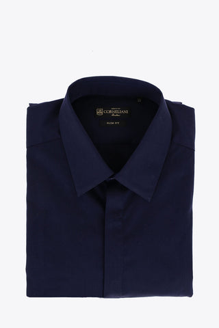 Cotton Slim Fit Shirt with Standard Collar