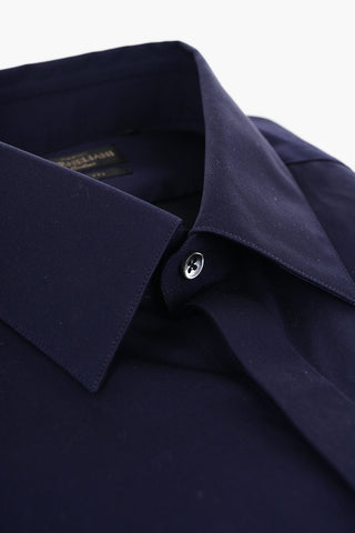 Cotton Slim Fit Shirt with Standard Collar