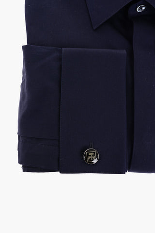 Cotton Slim Fit Shirt with Standard Collar