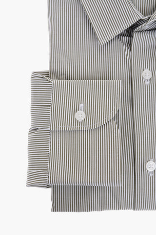 CC COLLECTION Camicia in Cotone con Motivo a Righe Balanced
