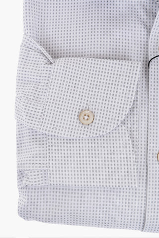 ID Camicia in Cotone con Motivo Geometrico