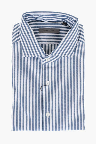 Awning Striped Linen Blend Shirt