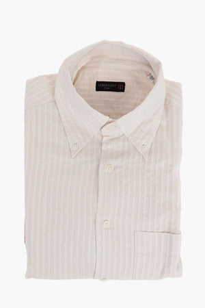 ID Silk-Blend Jacquard Button-Down Shirt