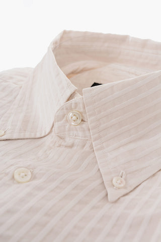ID Silk-Blend Jacquard Button-Down Shirt