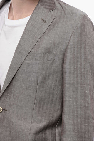 ID Herringbone Hemp Blend Blazer
