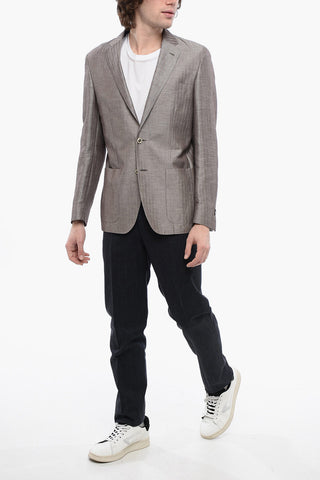 ID Herringbone Hemp Blend Blazer