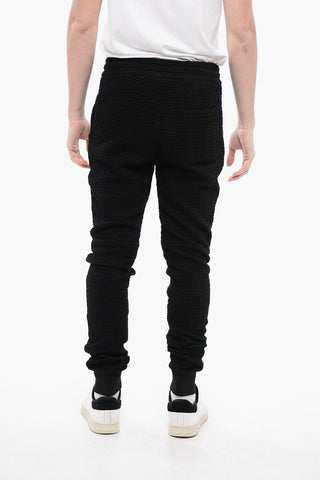 Joggers Biker in Neoprene con Motivo Monogram