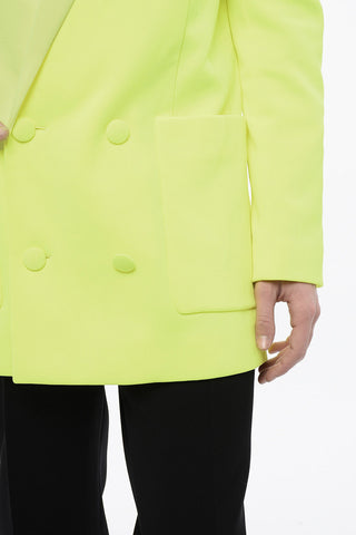 Blazer Doppiopetto NEON con Tasche a Toppa