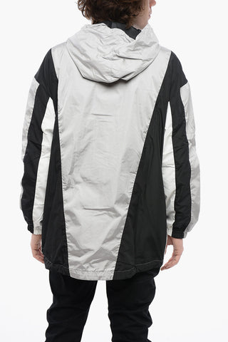 Giacca a Vento MULTICUTS in Nylon con Motivo Color Block