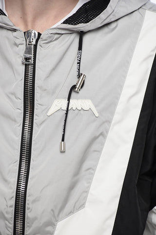 Giacca a Vento MULTICUTS in Nylon con Motivo Color Block