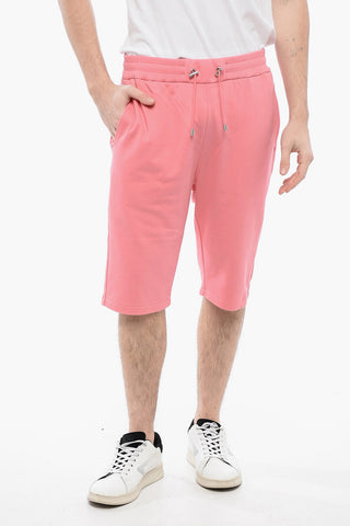 Brushed Cotton Shorts with Flocked Logo