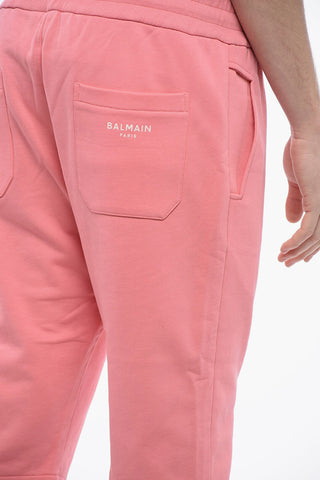 Brushed Cotton Shorts with Flocked Logo