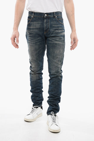 Jeans Slim Fit in Denim Stone Wash 15cm