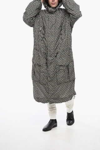 Nylon Parka Fit Windbreaker with Monogram Motif