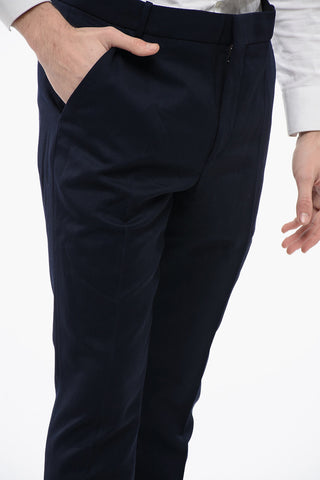 Twill Virgin Wool Flared Fit Pants