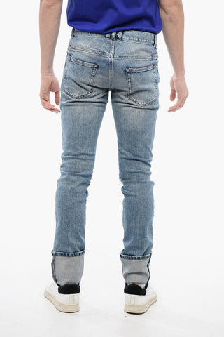 Tapered Fit Delavè Denims with Maxi Cuffs 17cm