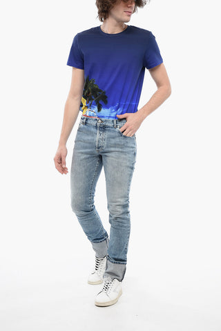 Tapered Fit Delavè Denims with Maxi Cuffs 17cm