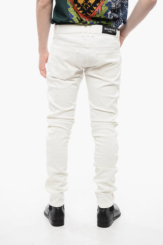 Slim Fit Biker Denims with Belt Loops 13cm