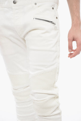 Slim Fit Biker Denims with Belt Loops 13cm