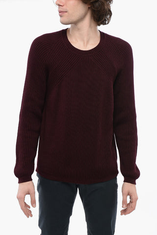 Ribbed Crewneck Sweater