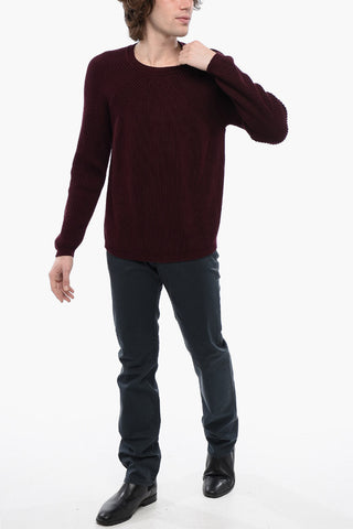 Ribbed Crewneck Sweater