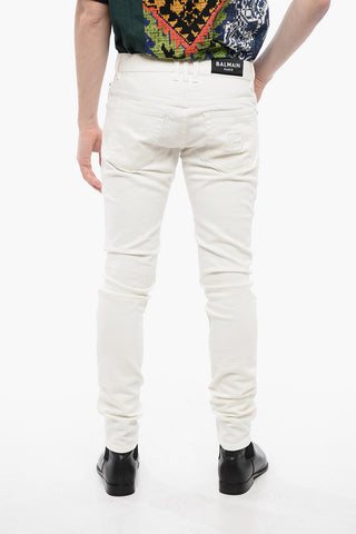 Cotton Slim Fit Denims with Belt Loops 14cm