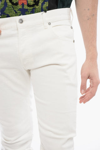 Cotton Slim Fit Denims with Belt Loops 14cm