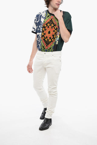 Cotton Slim Fit Denims with Belt Loops 14cm