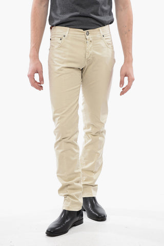 ID Pantaloni 5 Tasche ID-FINITO in Misto Cotone