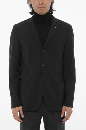 CC COLLECTION Ungefütterter Blazer aus Stretchwolle