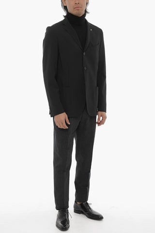 CC COLLECTION Ungefütterter Blazer aus Stretchwolle