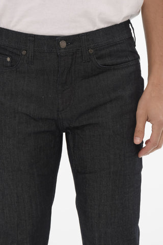 Skinny Fit Jeans with Cuffed Hem