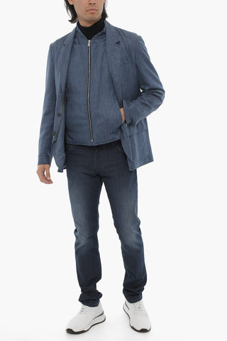 ID Blazer Multitasca in Misto Lana con Gilet Removibile