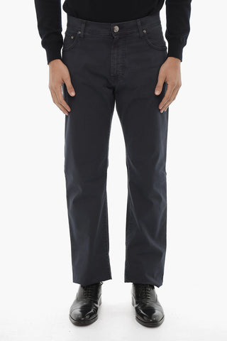 ID Stretch Cotton 5-Pockets Pants