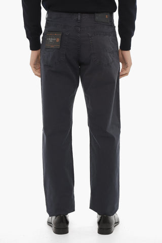 ID Stretch Cotton 5-Pockets Pants