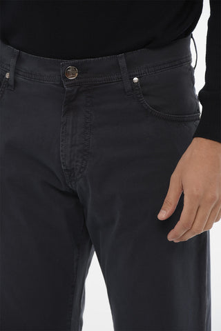 ID Stretch Cotton 5-Pockets Pants