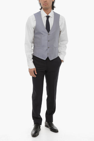 Silk CERIM.ACADEMY Waistcoat with Back Adjuster