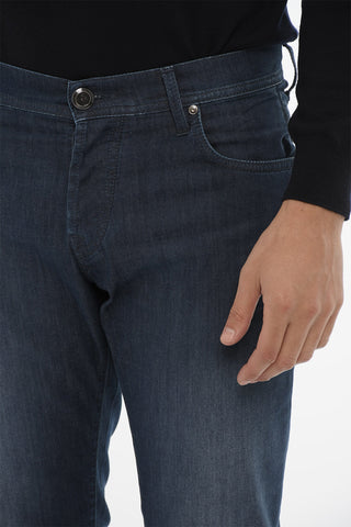 ID LUXURY DENIM Jeans Lavaggio Scuro a 5 Tasche 17cm
