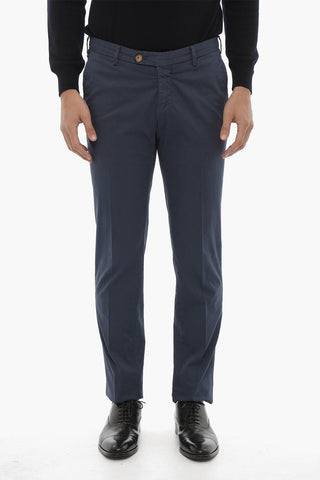 ID Cotton Blend Slim Fit Chinos Pants