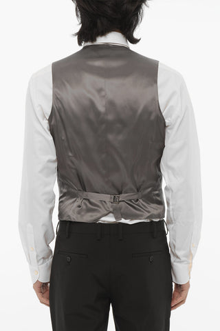 CC COLLECTION Wool Blend RESET Waistcoat with Back Adjuster